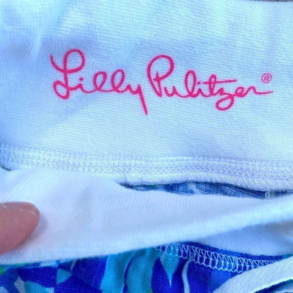 Lilly Pulitzer Linen Beach Pant size L - Picture 8 of 9